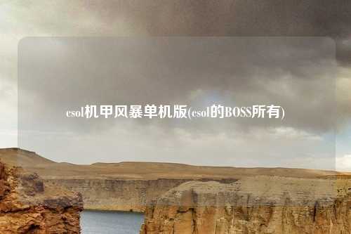 csol机甲风暴单机版(csol的BOSS所有)
