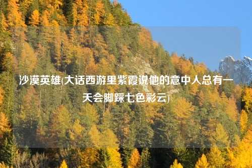 沙漠英雄(大话西游里紫霞说他的意中人总有一天会脚踩七色彩云)