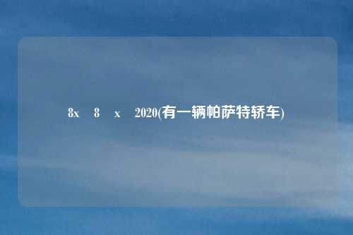 8x 8 x 2020(有一辆帕萨特轿车)