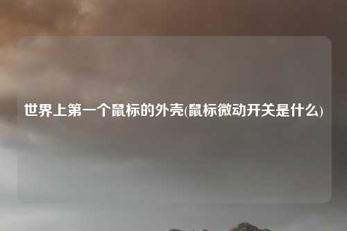 世界上第一个鼠标的外壳(鼠标微动开关是什么)