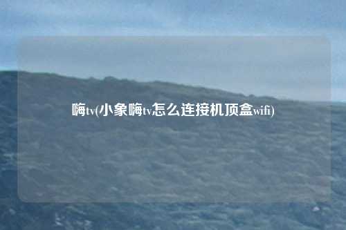 嗨tv(小象嗨tv怎么连接机顶盒wifi)