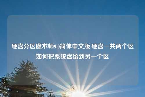 硬盘分区魔术师9.0简体中文版,硬盘一共两个区如何把系统盘给到另一个区