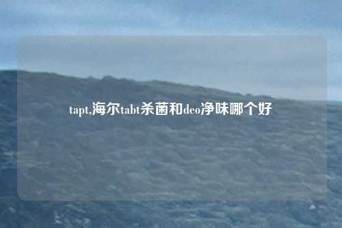 tapt,海尔tabt杀菌和deo净味哪个好