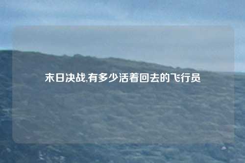 末日决战,有多少活着回去的飞行员