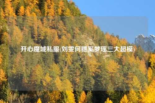 开心魔域私服(刘雯何穗奚梦瑶三大超模)