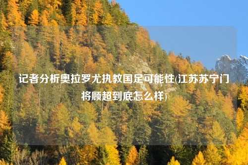 记者分析奥拉罗尤执教国足可能性(江苏苏宁门将顾超到底怎么样)