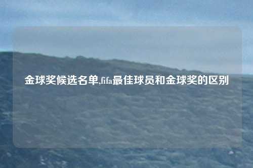金球奖候选名单,fifa最佳球员和金球奖的区别