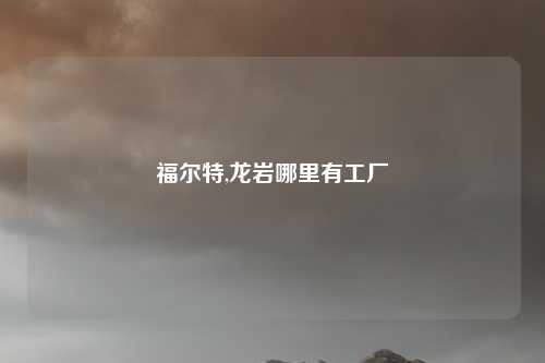 福尔特,龙岩哪里有工厂