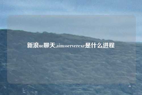 新浪uc聊天,aimsserverexe是什么进程