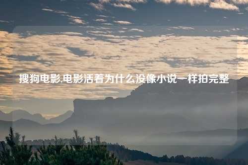 搜狗电影,电影活着为什么没像小说一样拍完整