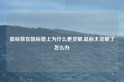 鼠标放在鼠标垫上为什么更灵敏,鼠标太灵敏了怎么办