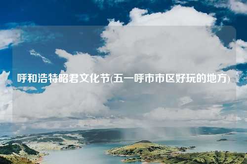 呼和浩特昭君文化节(五一呼市市区好玩的地方)