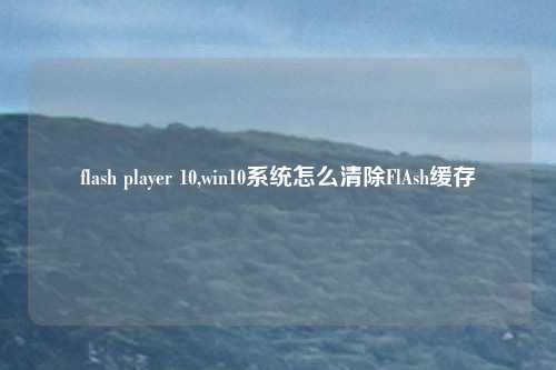 flash player 10,win10系统怎么清除FlAsh缓存