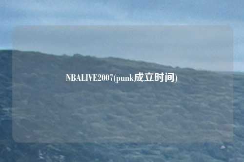 NBALIVE2007(punk成立时间)