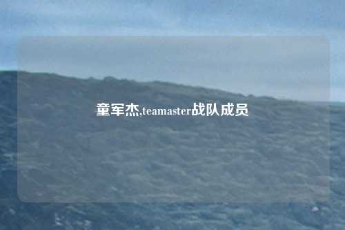 童军杰,teamaster战队成员
