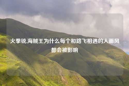 火拳铳,海贼王为什么每个和路飞相遇的人画风都会被影响