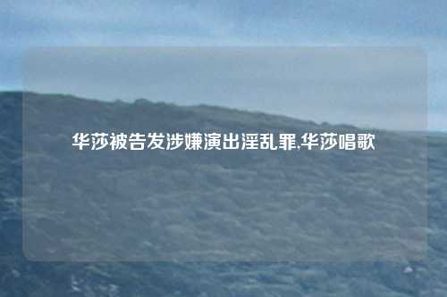 华莎被告发涉嫌演出淫乱罪,华莎唱歌