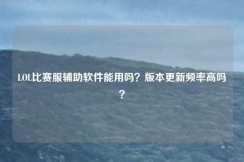 LOL比赛服辅助软件能用吗?版本更新频率高吗?