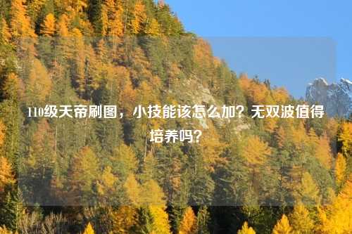 110级天帝刷图,小技能该怎么加?无双波值得培养吗?