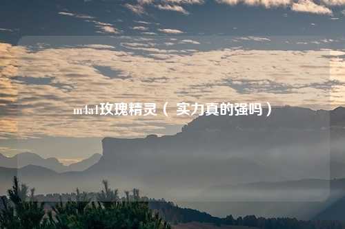 m4a1玫瑰精灵( 实力真的强吗)
