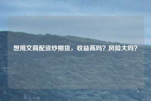 想用文商配资炒期货,收益高吗?风险大吗?