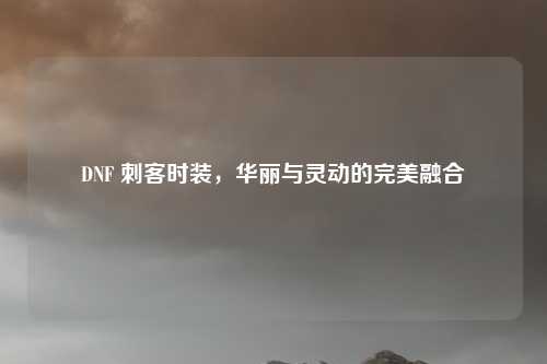 DNF 刺客时装，华丽与灵动的完美融合