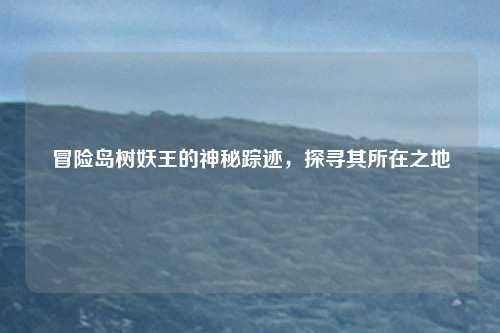 冒险岛树妖王的神秘踪迹，探寻其所在之地