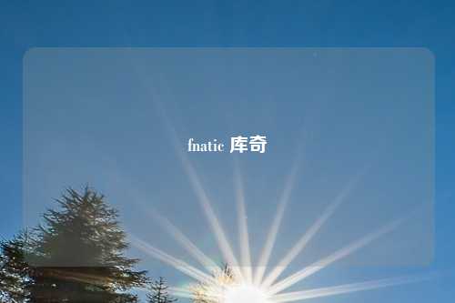 fnatic 库奇
