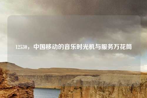 12530，中国移动的音乐时光机与服务万花筒