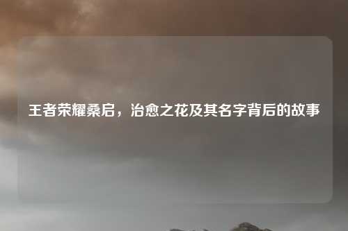王者荣耀桑启,治愈之花及其名字背后的故事