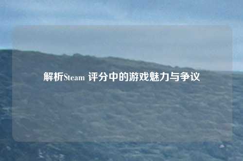 解析Steam 评分中的游戏魅力与争议