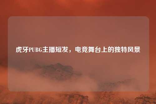 虎牙PUBG主播短发，电竞舞台上的独特风景