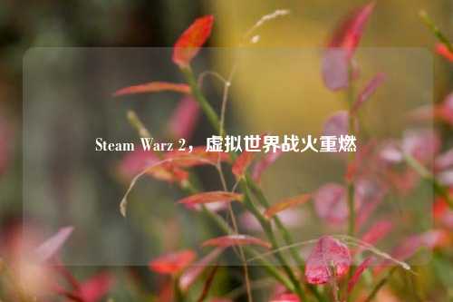 Steam Warz 2，虚拟世界战火重燃
