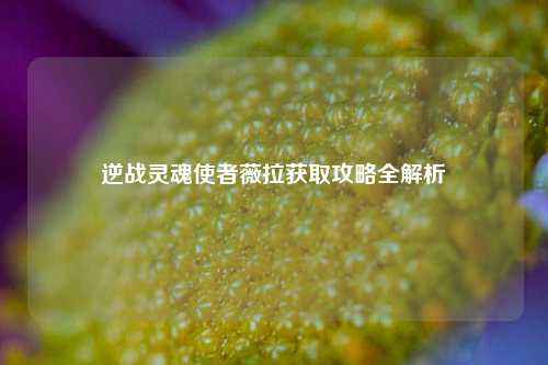 逆战灵魂使者薇拉获取攻略全解析