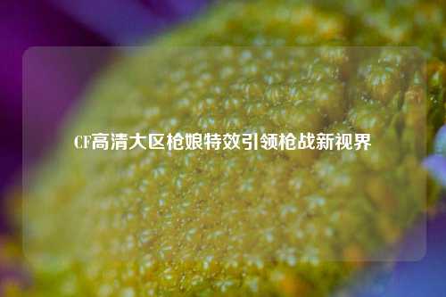 CF高清大区枪娘特效引领枪战新视界