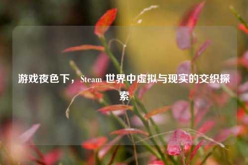 游戏夜色下，Steam 世界中虚拟与现实的交织探索