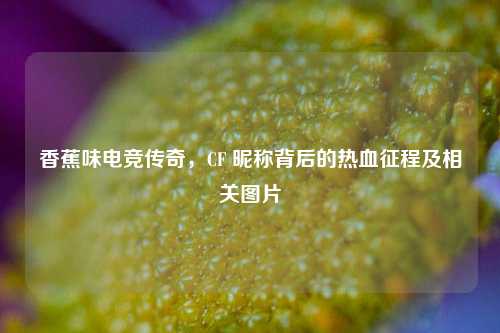 香蕉味电竞传奇，CF 昵称背后的热血征程及相关图片