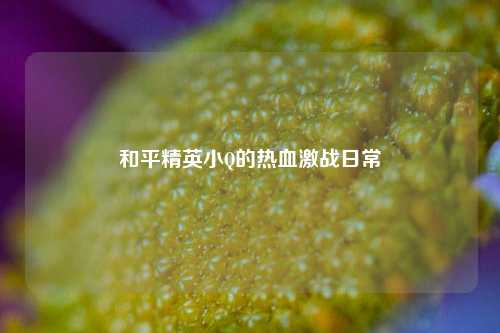 和平精英小Q的热血激战日常