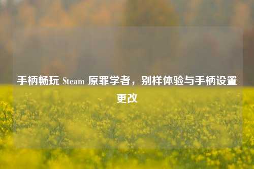 手柄畅玩 Steam 原罪学者,别样体验与手柄设置更改