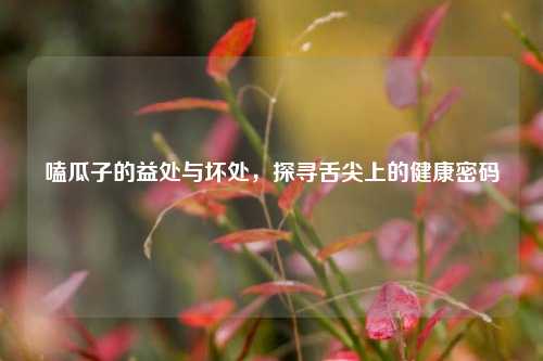 嗑瓜子的益处与坏处,探寻舌尖上的健康密码